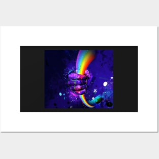 Hold the rainbow Posters and Art